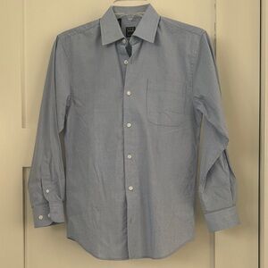 Ike Behar Light Blue Pinstripe Dress Shirt